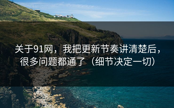 关于91网,我把更新节奏讲清楚后,很多问题都通了(细节决定一切) 关于91网,我把更新节奏讲清楚后,很多问题都通了(细节决定一切)